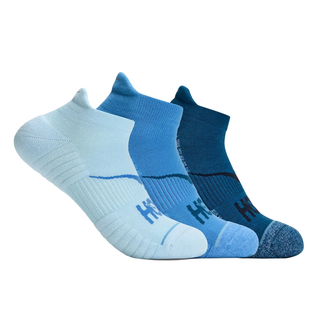 HOKA Unisex No-Show Run Socks 3-Pack
