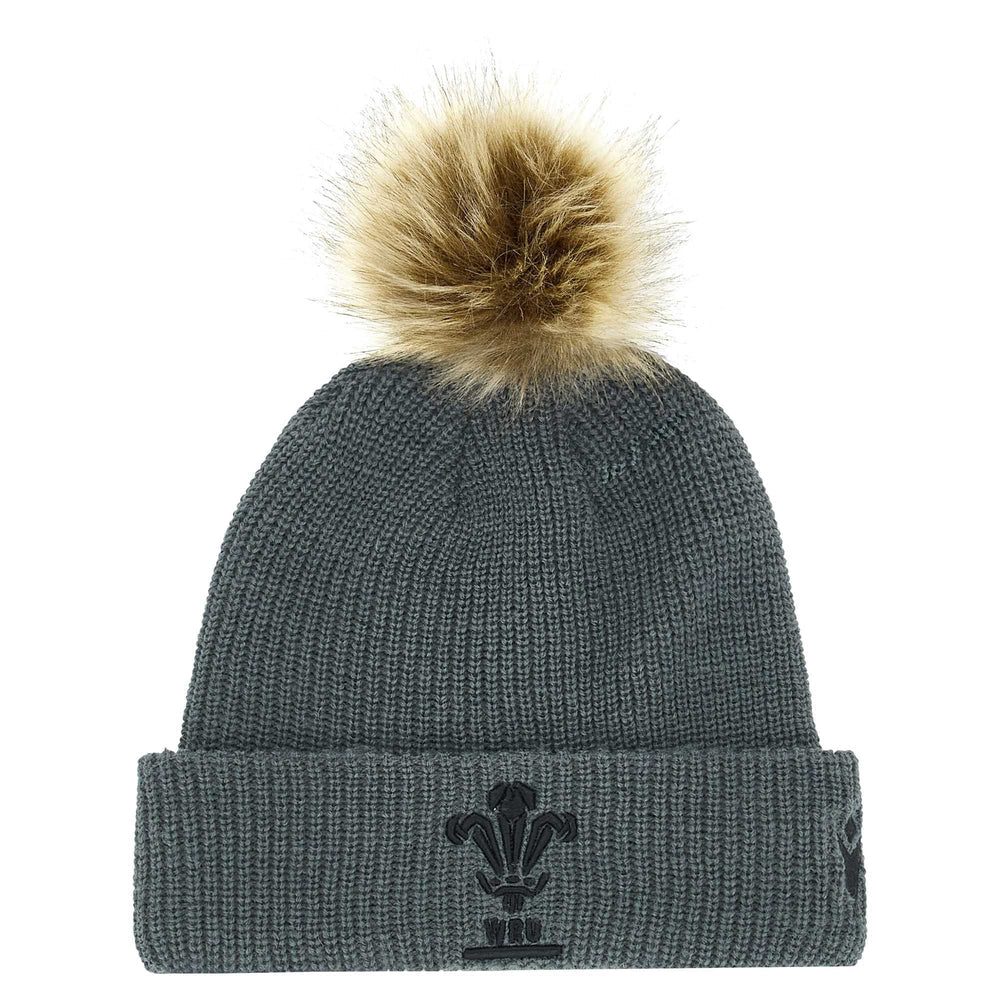 Macron Wales WRU 23/24 Adults Pompom Beanie