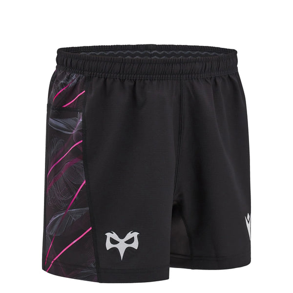 Macron Ospreys Rugby 2024/25 Kids Home Rugby Shorts