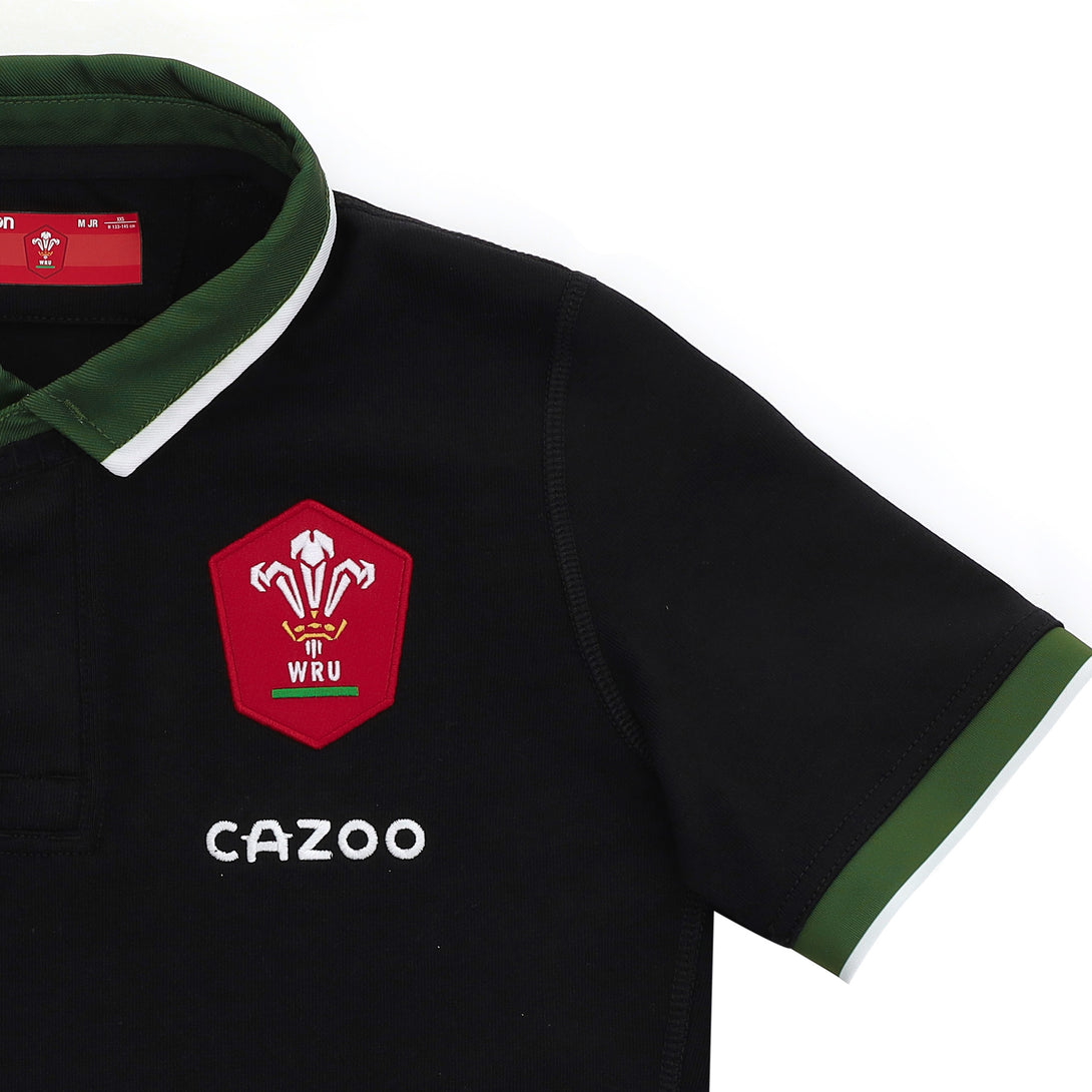 Macron Wales WRU 21/23 Kids Alternate Cotton Rugby Shirt