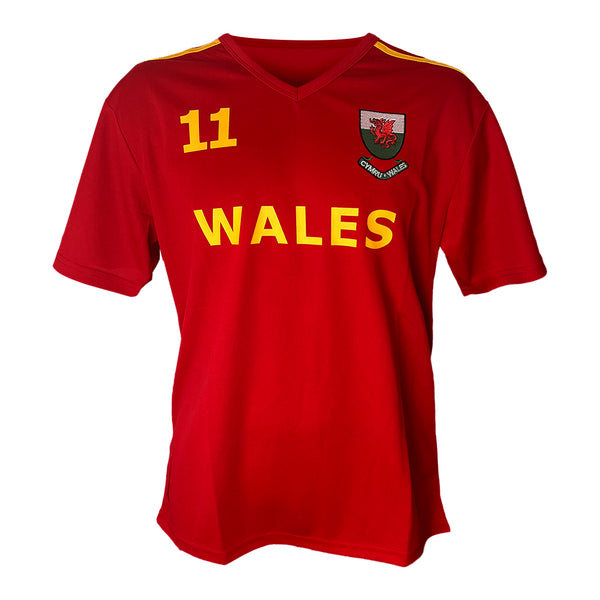 Manav Adults Wales Eleven Supporters Shirt