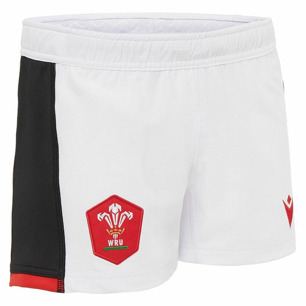 Macron Wales WRU Kids Away Rugby Shorts