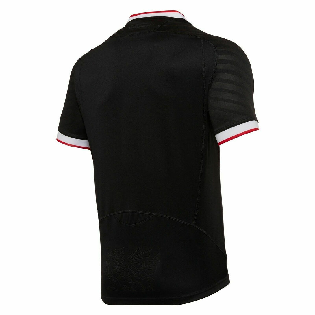 Macron Wales WRU Alternate Mens Rugby Shirt