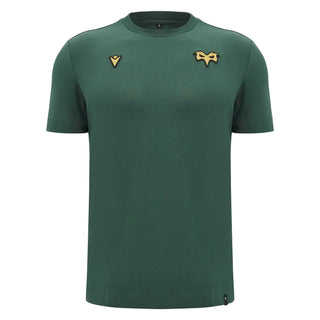 Macron Ospreys Rugby 2024/25 Adults Athleisure Cotton Travel T-Shirt