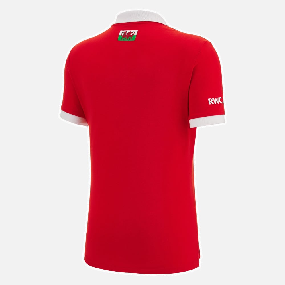 Macron Womens Wales WRU RWC 2023 Polo S/S