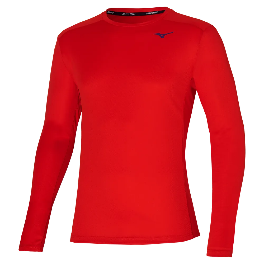 Mizuno Mens Two Loop 88 Gym T-Shirt - Fiery Red