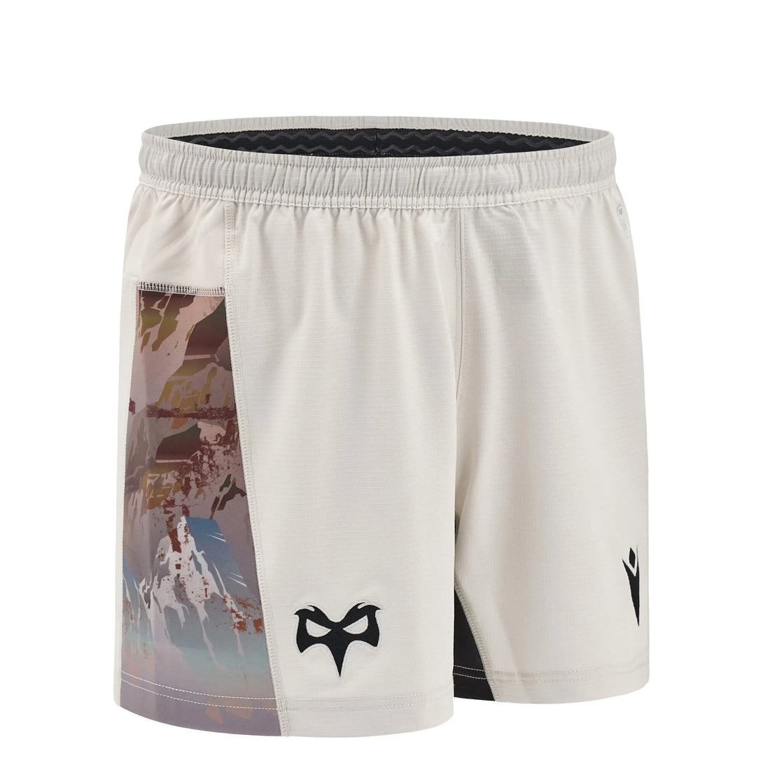 Macron Ospreys Rugby 2024/25 Kids Away Rugby Shorts