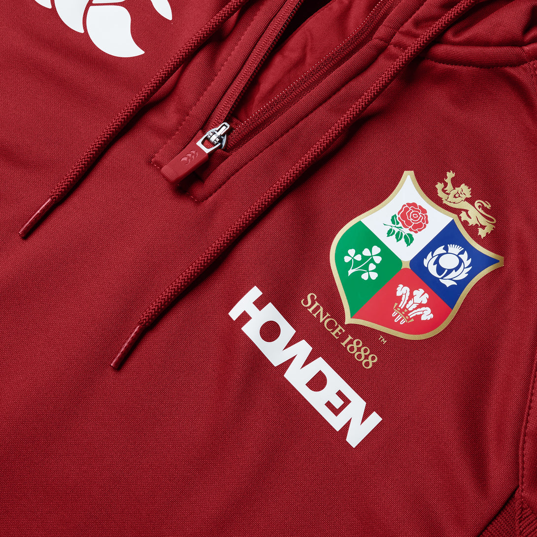 Canterbury British & Irish Lions 2025 Womens ¼ Zip Rugby Hoodie