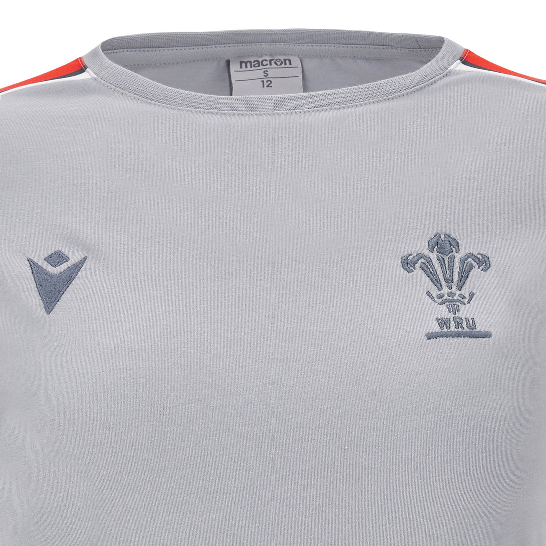 Macron Wales Rugby WRU 22/23 Womens Leisure T-shirt