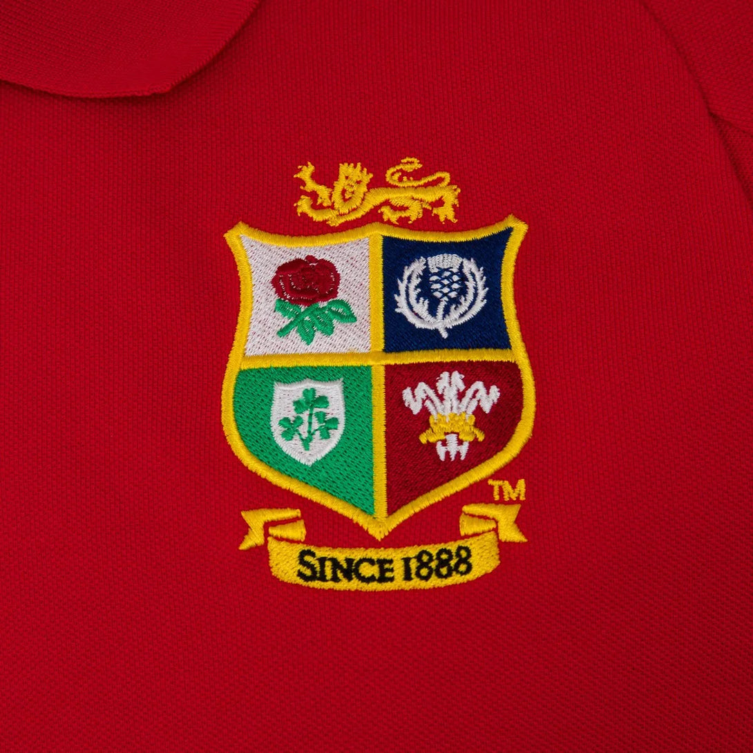 British & Irish Lions 2021 Pique Mens Polo - Red