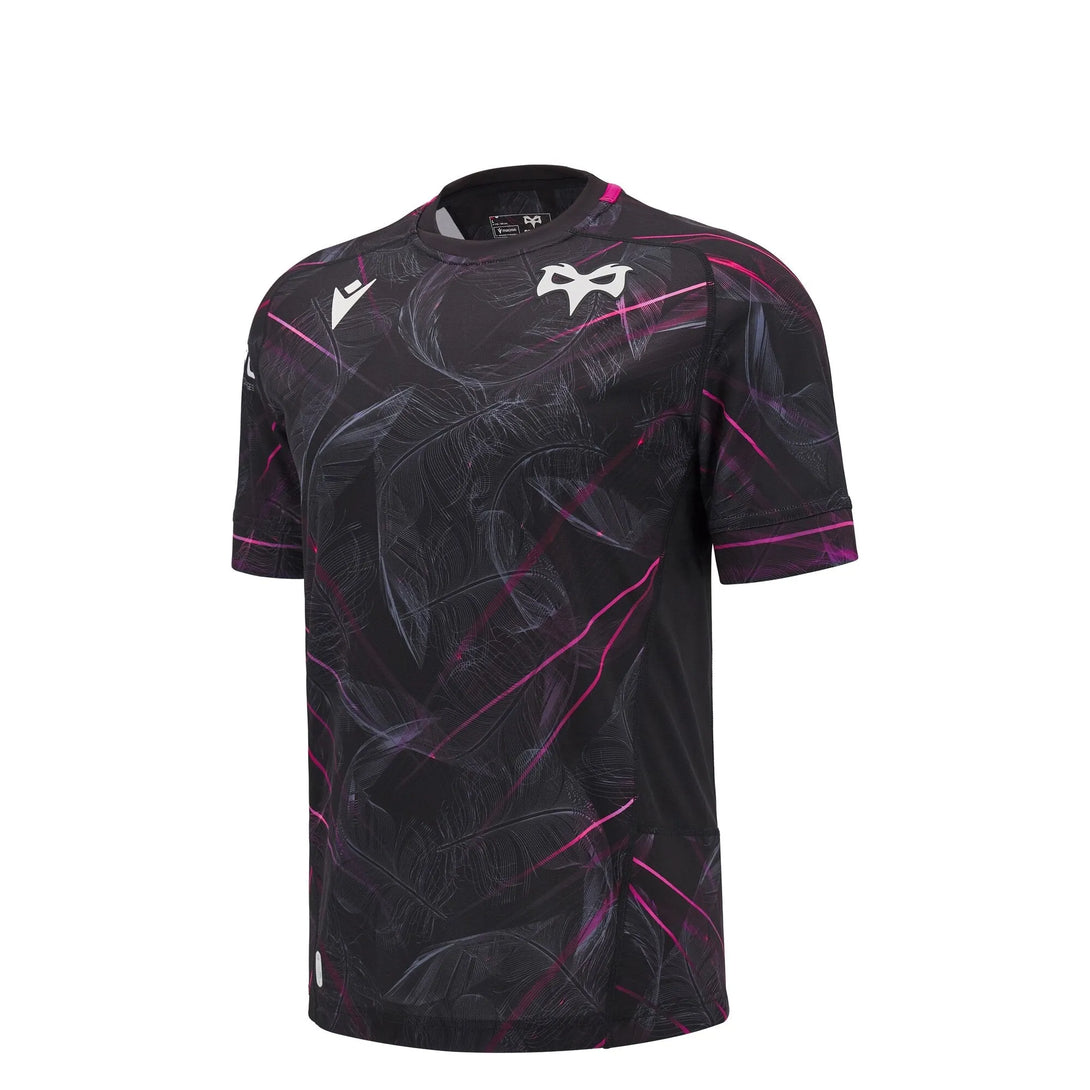 Macron Ospreys Rugby 2024/25 Kids Home Rugby Shirt