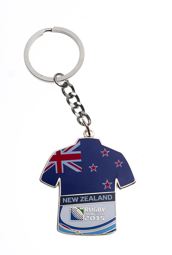 Rugby World Cup 2015 All Blacks Flag Keyring