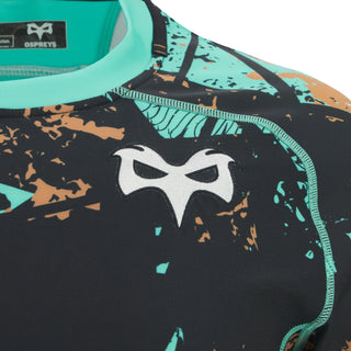 Macron Ospreys Rugby 2025/26 Kids Training Rugby Shirt