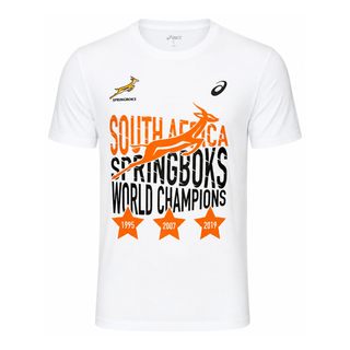 ASICS South Africa Springbok Adults World Champions T-Shirt