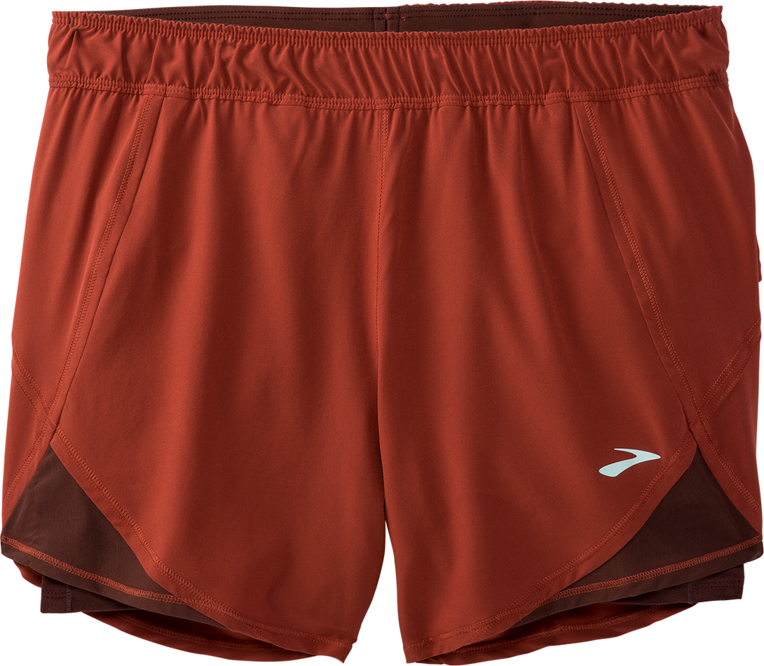 Brooks Chaser 5" 2 in 1 Womens Running Shorts