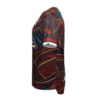 Canterbury Queensland Reds Super Rugby Pacific Mens Pasifika Warm Up Top