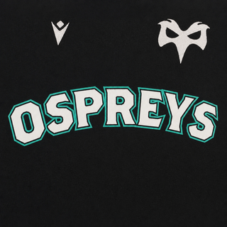 Macron Ospreys Rugby 2026/27 Mens Cotton T-Shirt
