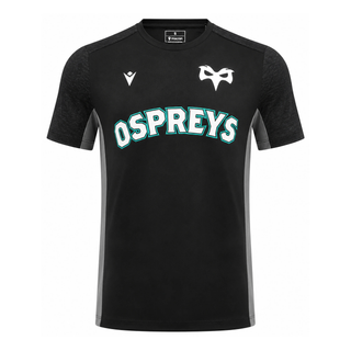 Macron Ospreys Rugby 2026/27 Mens Cotton T-Shirt