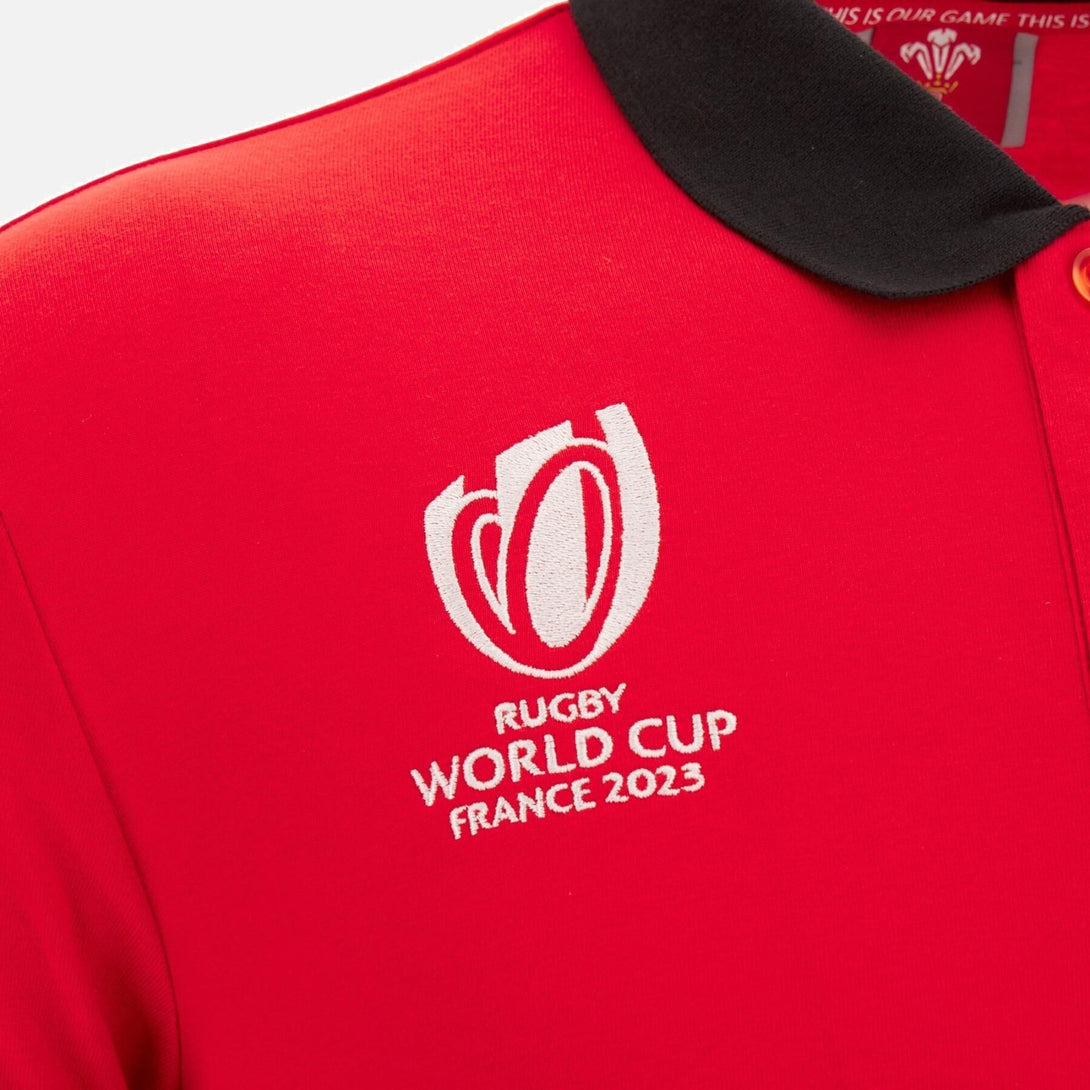 Macron Wales WRU Kids RWC 2023 Polo