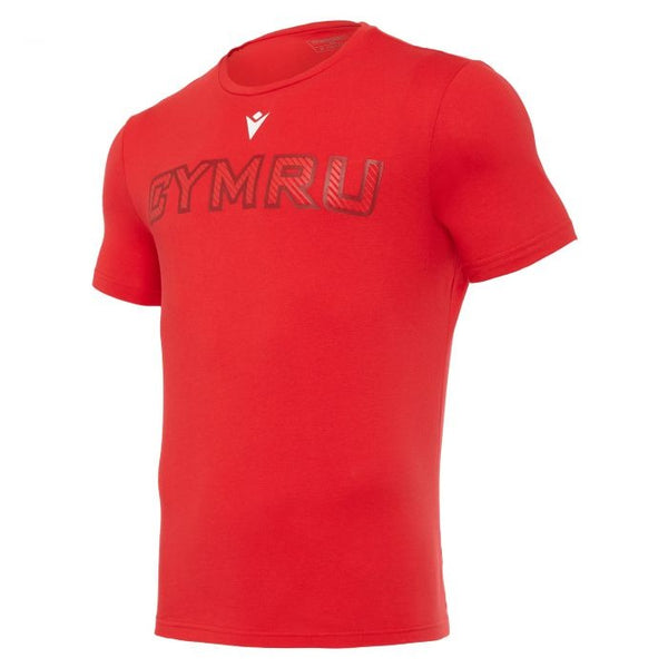 Macron Wales WRU 20 Mens Travel Leisure T-shirt