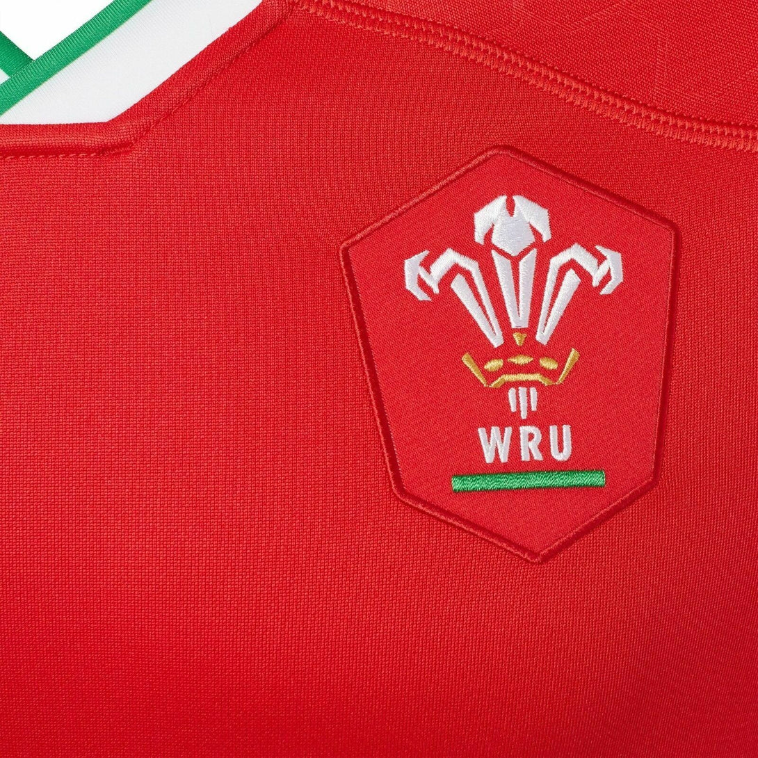 Macron Wales Home Rugby Shirt Adults