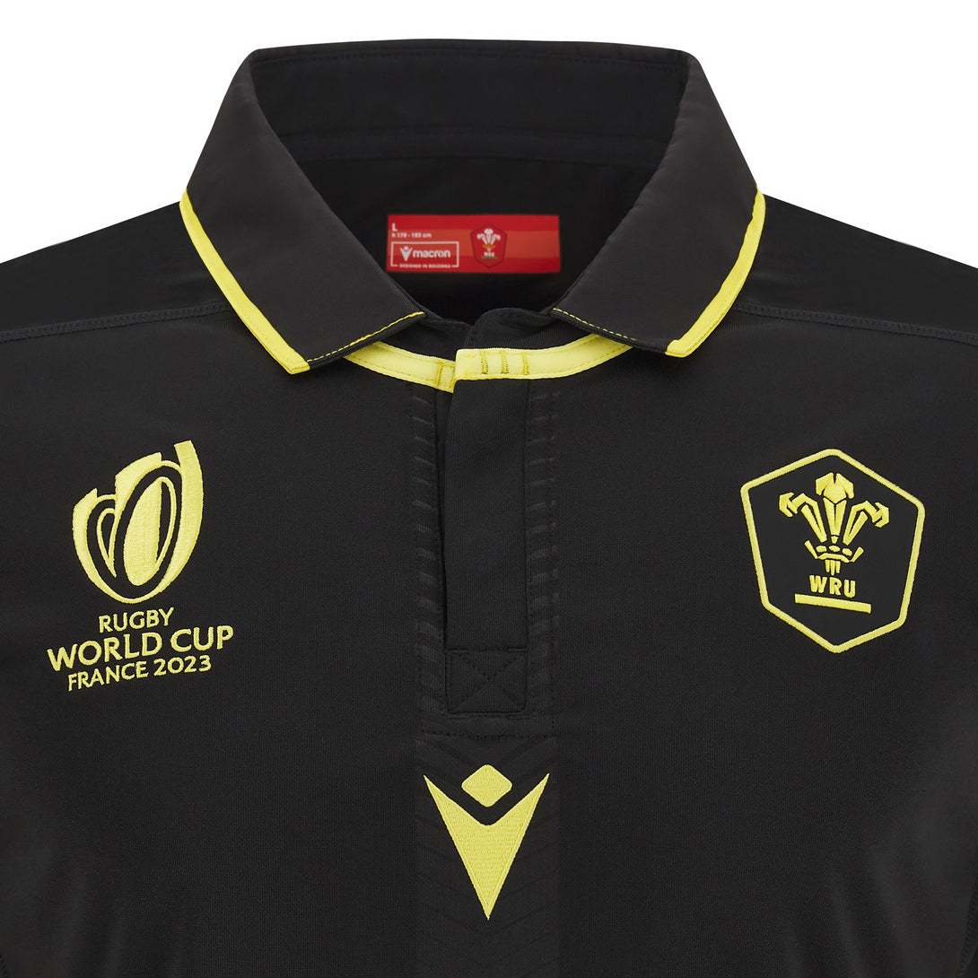 Macron Wales WRU Rugby World Cup 2023 Mens Away Rugby Shirt