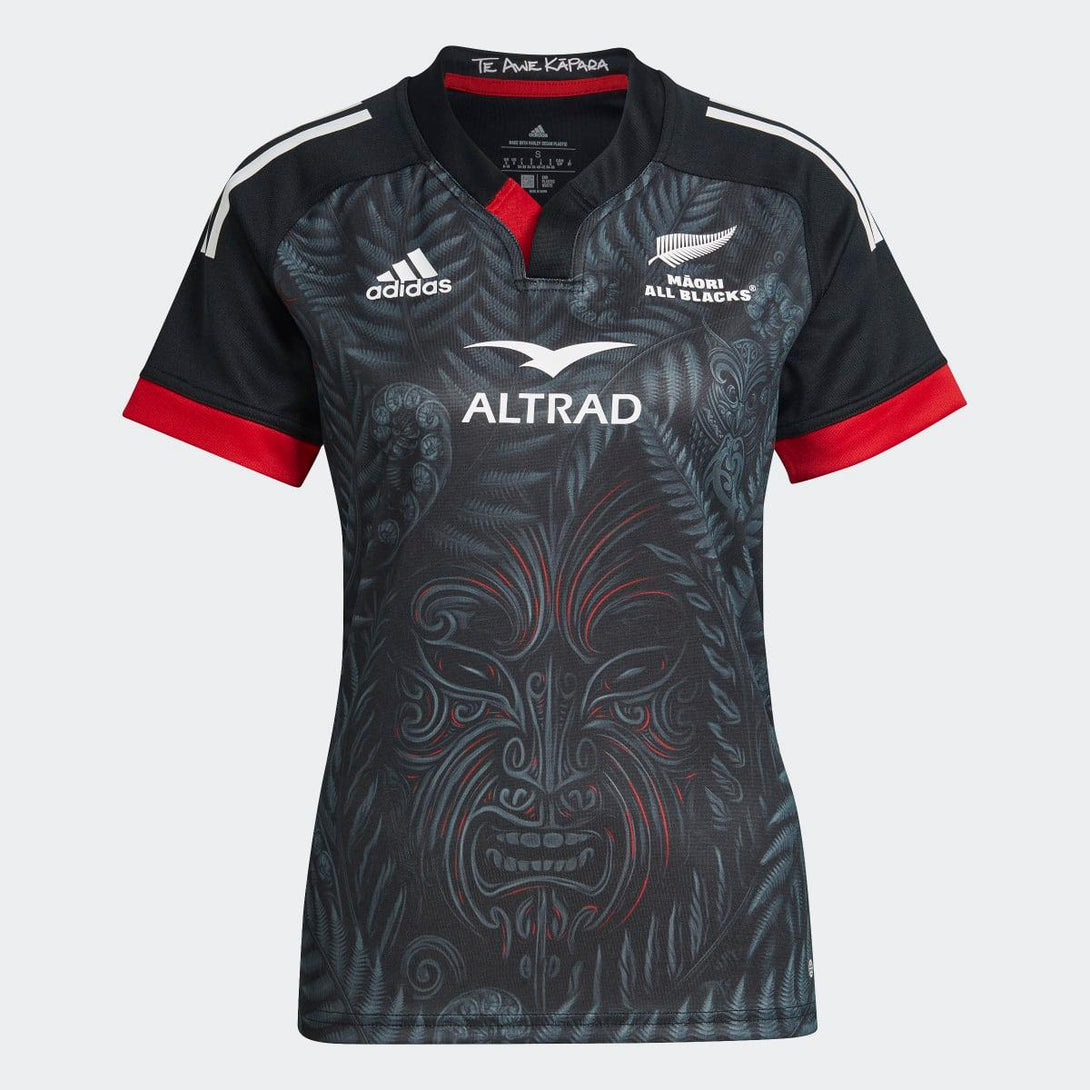 Adidas Maori All Blacks Womens Home Rugby Shirt