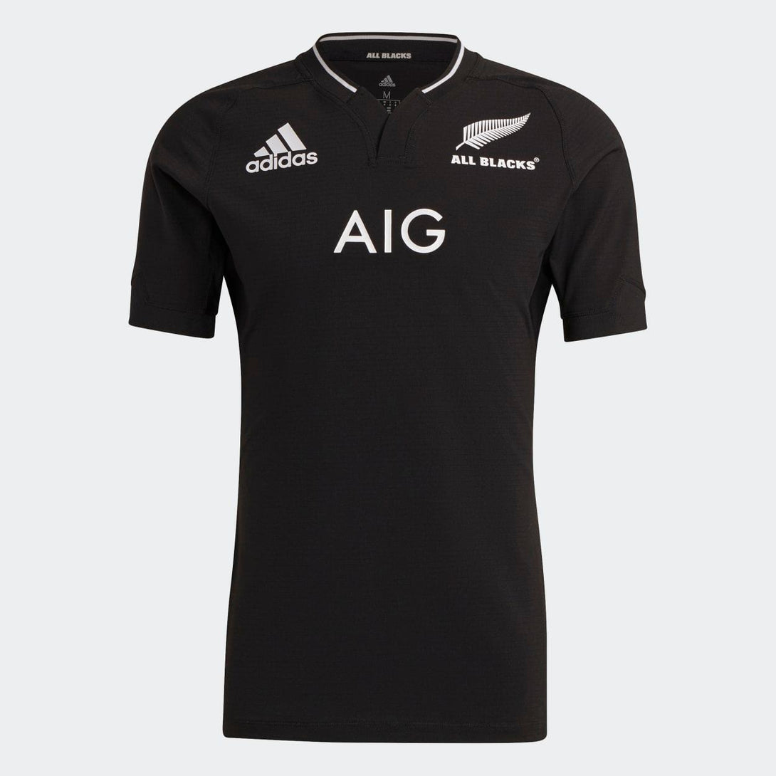 adidas Mens All Blacks Performance Supporters Home Rugby Shirt