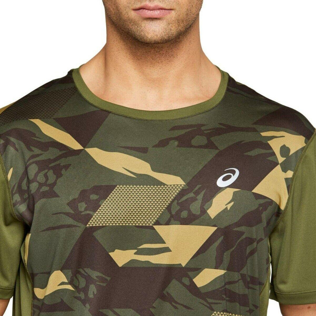 Rugby Heaven Asics Future camo s/s top camo green - www.rugby-heaven.co.uk