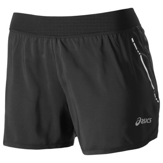 Asics Woven Womens 3.5 Inch Black Shorts