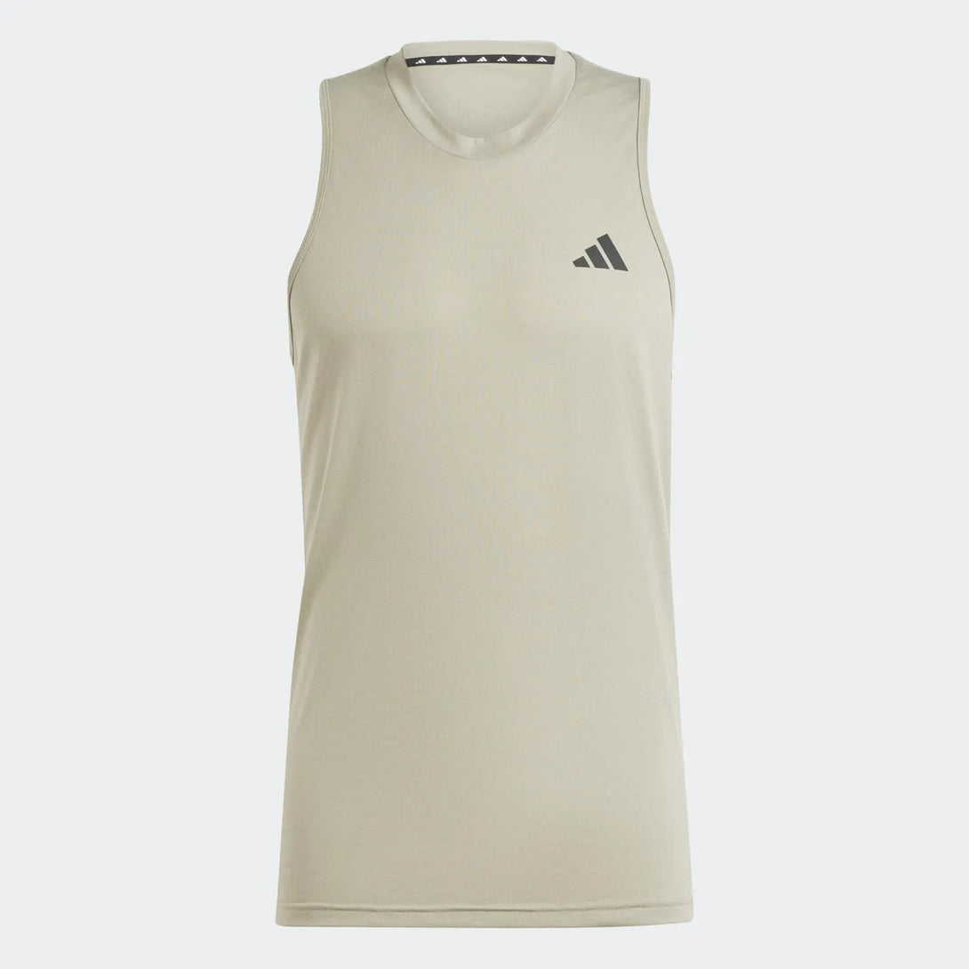 adidas Mens Train Essentials Feelready Training Tank White 