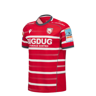 Macron Gloucester Rugby 2026/27 Kids Home Rugby Shirt
