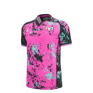 Macron Ospreys Rugby 2025/26 Kids Euro Rugby Shirt