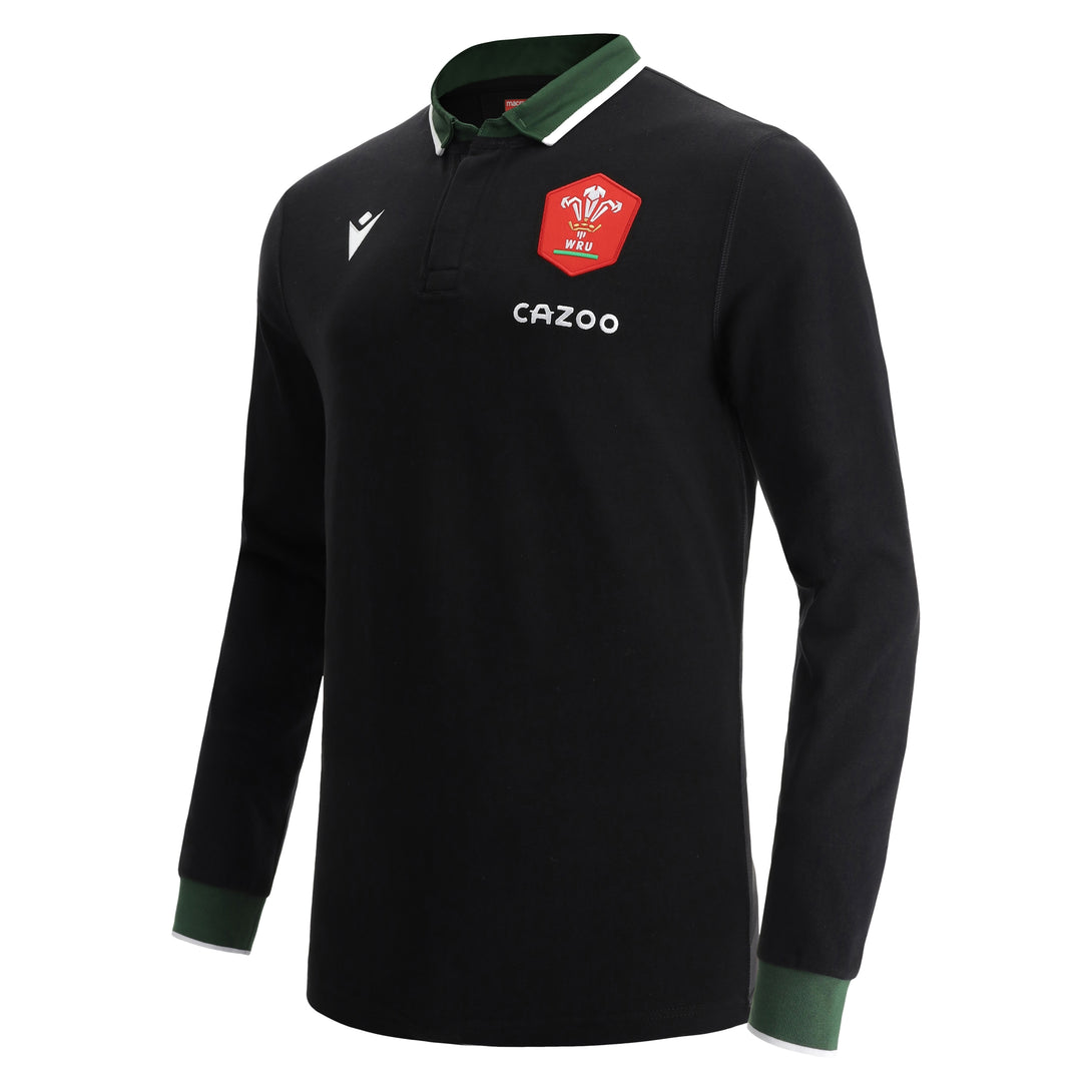 Macron Wales WRU 21/23 Alternate Cotton Rugby Shirt