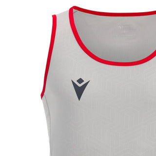 Macron Wales Official WRU 22/23 Mens Rugby Training Poly Dry Singlet