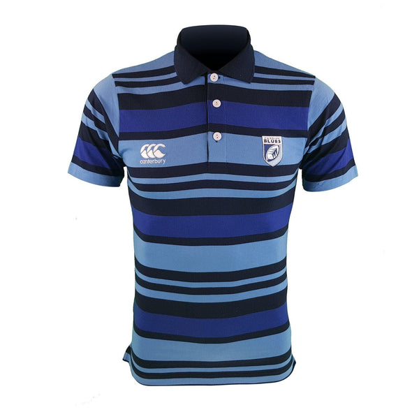 Canterbury Cardiff Blues Mens Jacquard Polo