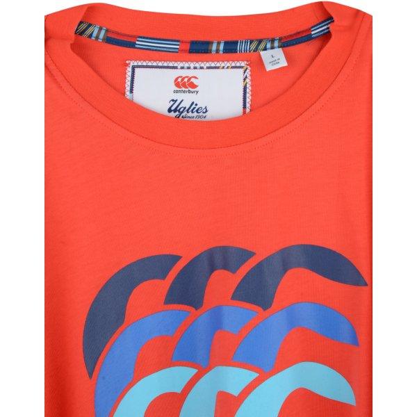 Canterbury Mens SS14 Poppy Graduated Print T-Shirt