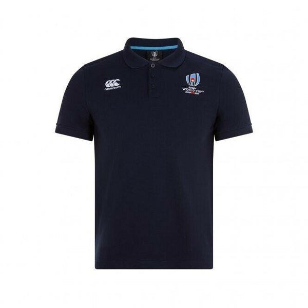 Canterbury RWC19 Cotton Pique Polo Navy