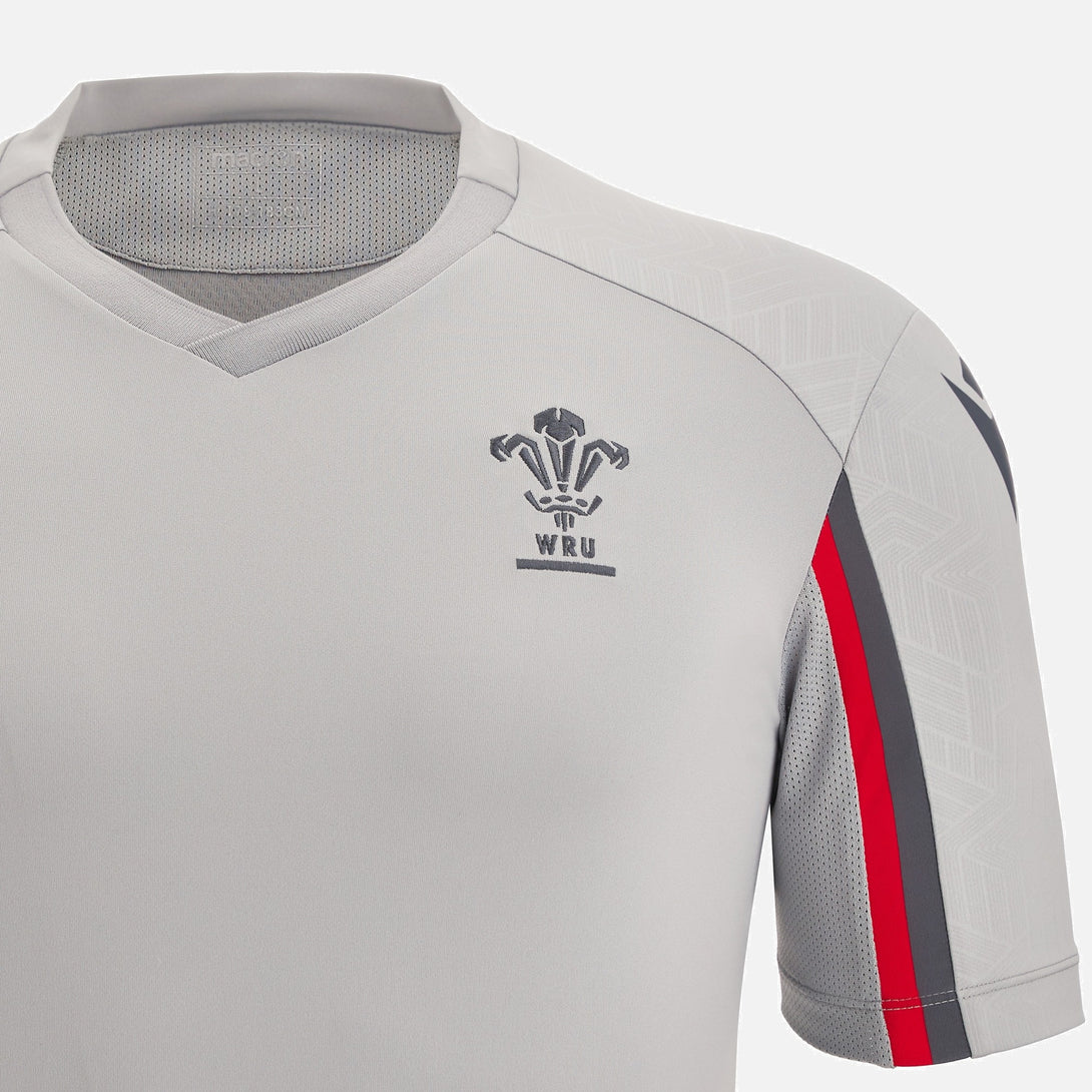 Macron Wales WRU Mens Rugby Player Training Shirt