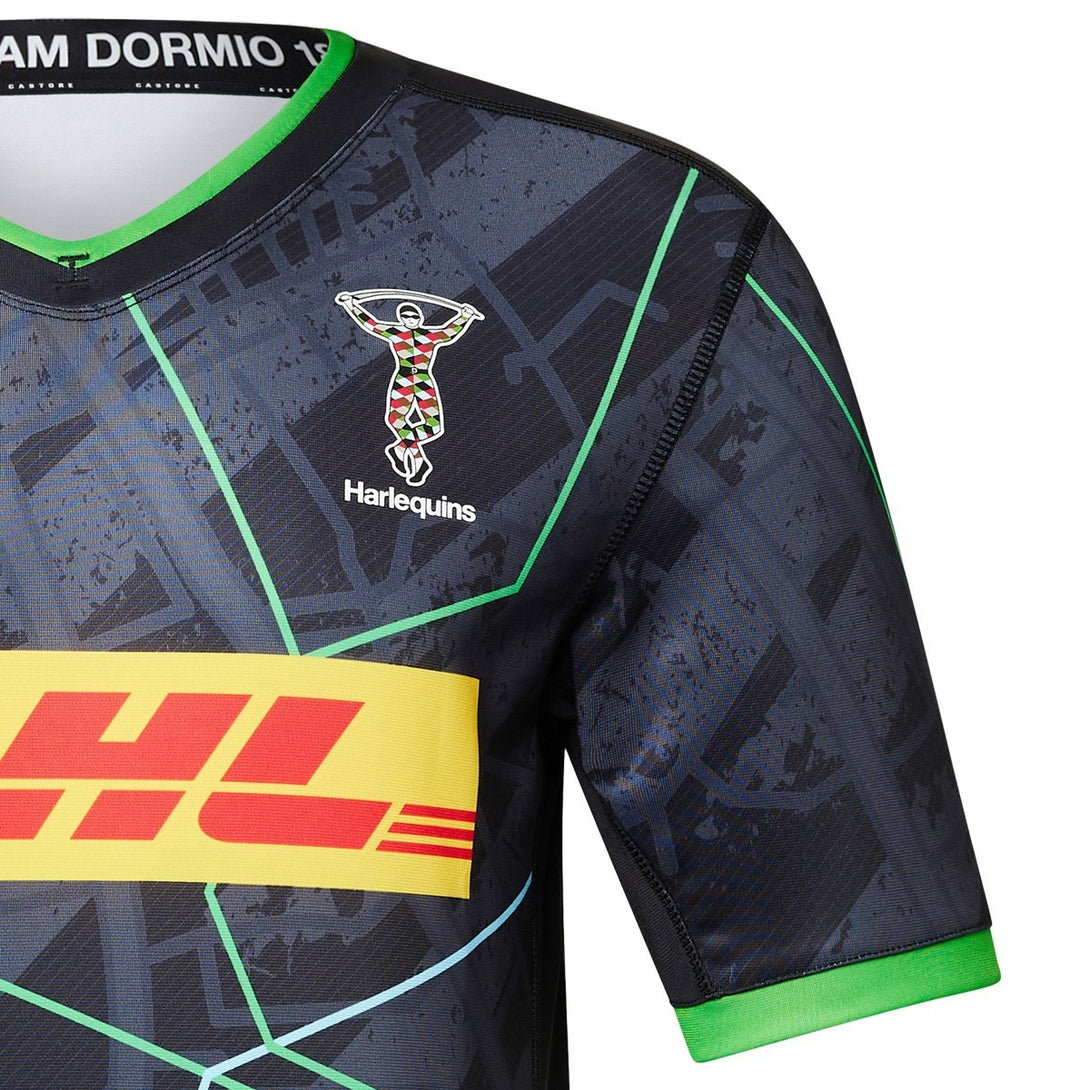 Castore Harlequins Mens 2023/24 Euro Rugby Shirt