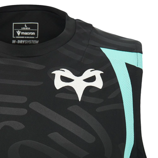 Macron Ospreys Rugby 2026/27 Kids Poly Training Vest
