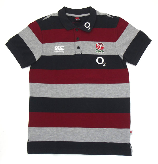 Canterbury England Stripe Polo 14/15