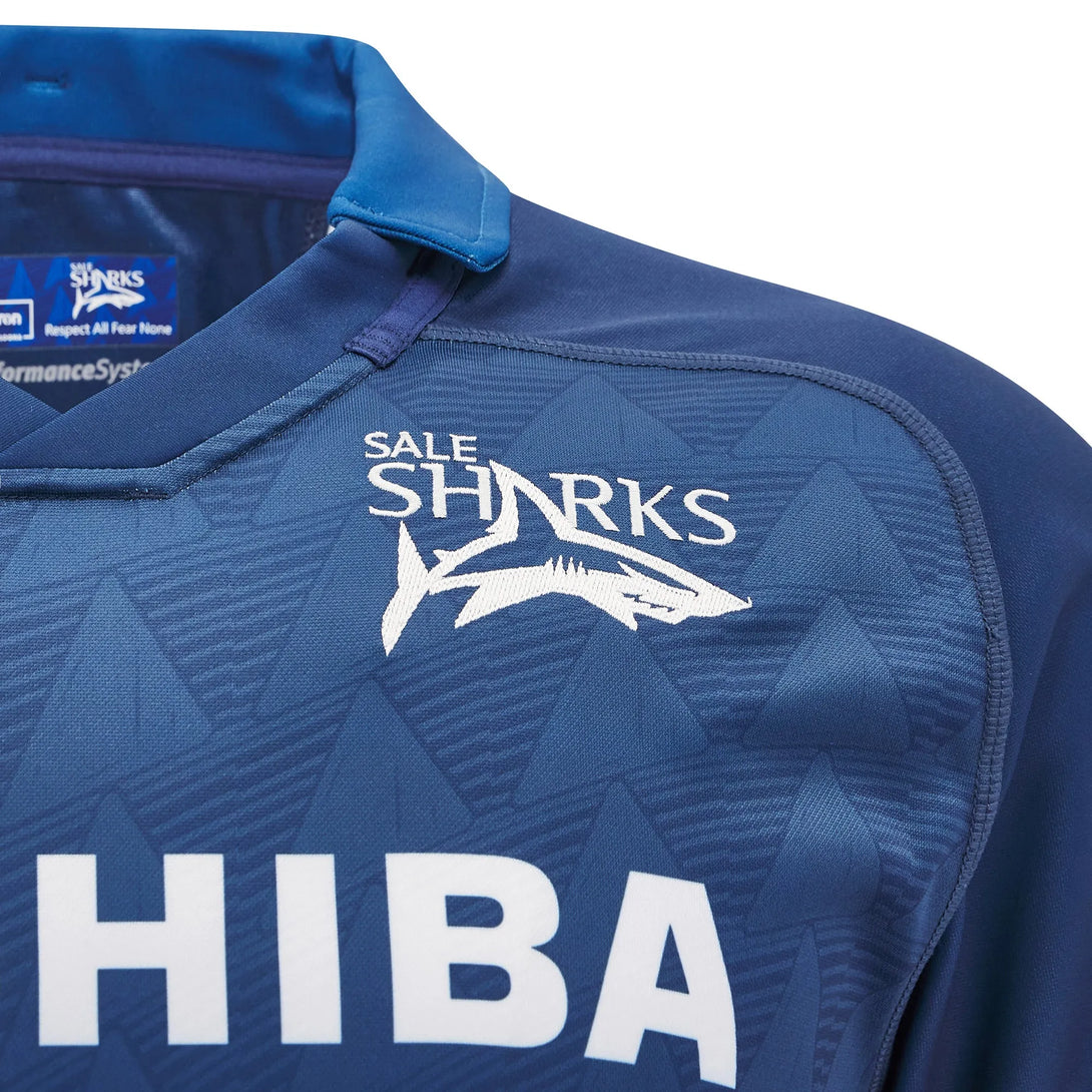 Macron Sale Sharks 2024/25 Home Adults Poly Rugby Shirt