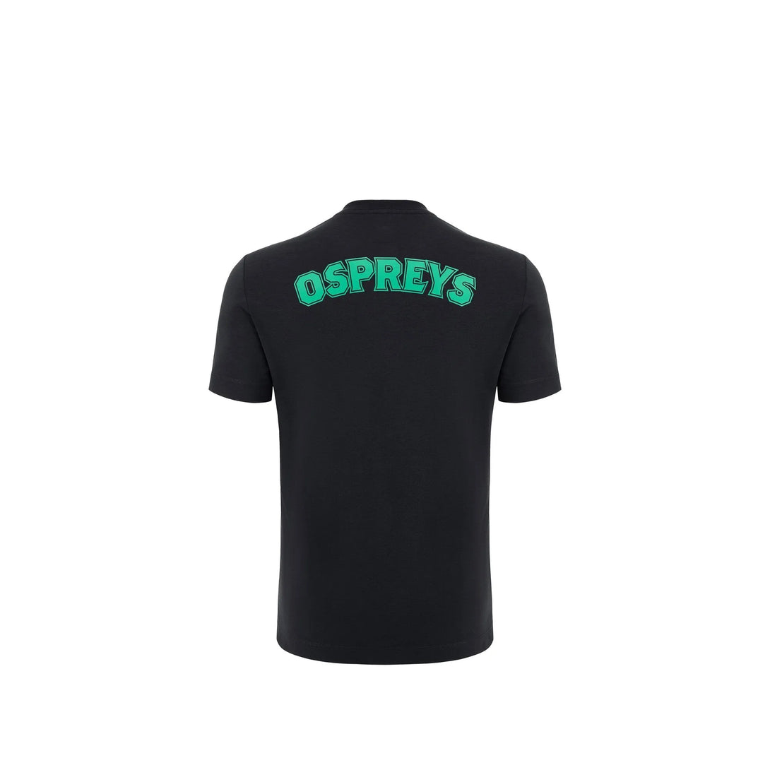 Macron Ospreys Rugby 2024/25 Kids Cotton T-Shirt