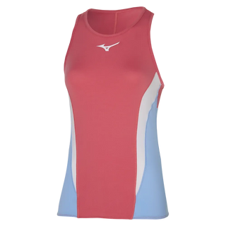 Mizuno Womens Printed Tank Top Tea Rose
