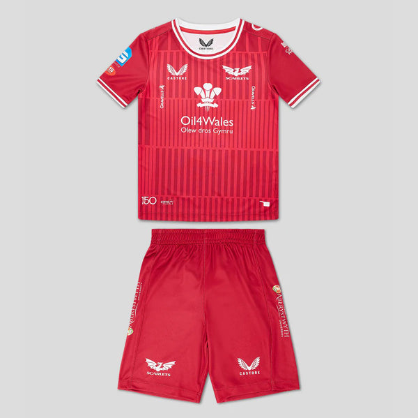 Castore Scarlets Infants Home Rugby Kit