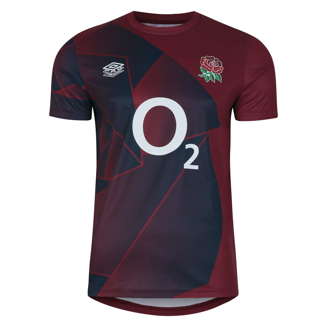 Umbro England RFU Mens Warm Up Rugby Shirt