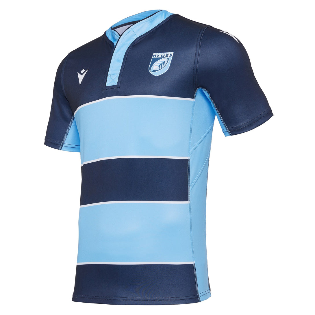 Macron Cardiff Blues Mens Rugby Training Shirt