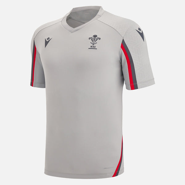 Macron Wales WRU Mens Rugby Player Training Shirt