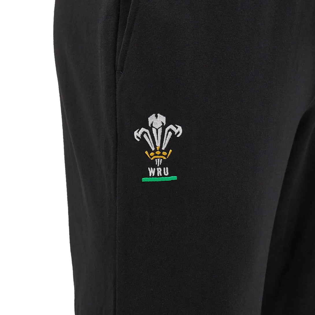 Macron Wales WRU 2024/25 Six Nations Adults Travel Cotton Rugby Pants